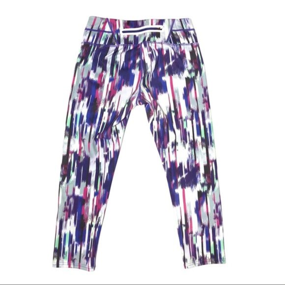 Athleta Hail Storm Sonar Capri Leggings I Sz Small - Picture 2 of 5